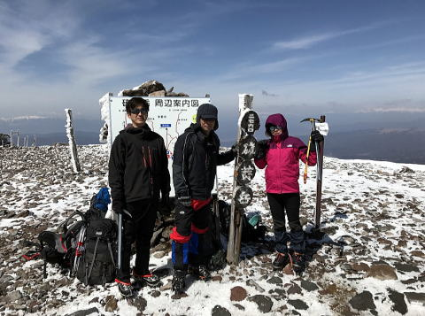 2017.4.15-16　硫黄岳（雪山）