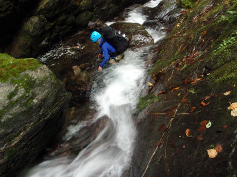 2016.7.23-24　大荒川谷（沢登り）