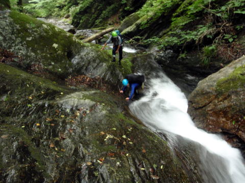 2016.7.23-24　大荒川谷（沢登り）