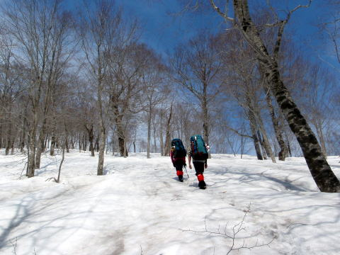 2017.4.22　布引山 ・ 雨ヶ立山（雪山）