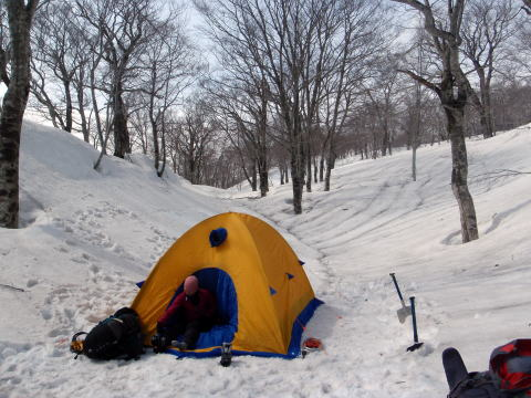2017.4.22　布引山 ・ 雨ヶ立山（雪山）