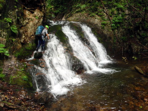 2016.7.23-24　大荒川谷（沢登り）