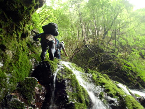 2016.7.23-24　大荒川谷（沢登り）