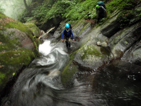 2016.7.23-24　大荒川谷（沢登り）