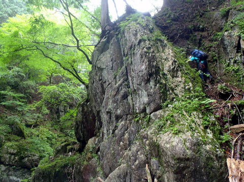 2016.7.23-24　大荒川谷（沢登り）