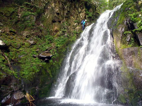 2016.7.23-24　大荒川谷（沢登り）