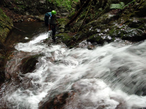 2016.7.23-24　大荒川谷（沢登り）