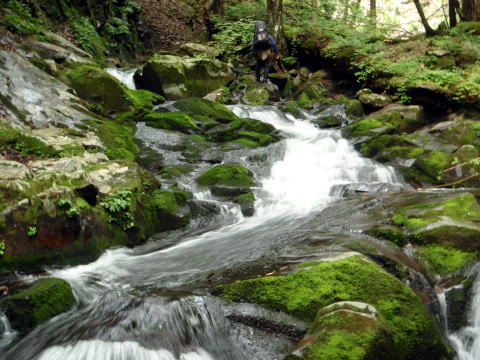 2016.7.23-24　大荒川谷（沢登り）