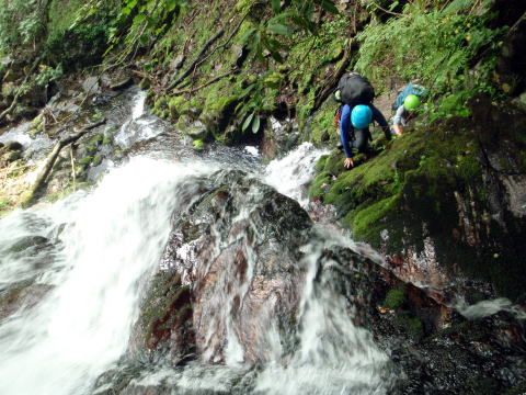 2016.7.23-24　大荒川谷（沢登り）