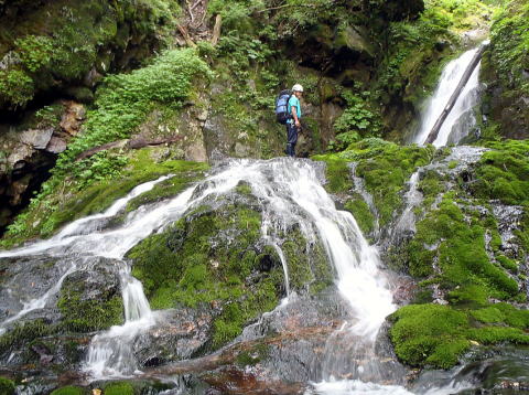 2016.7.23-24　大荒川谷（沢登り）