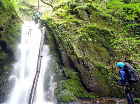 2016.7.23-24　大荒川谷（沢登り）
