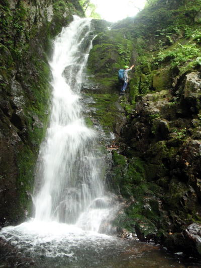 2016.7.23-24　大荒川谷（沢登り）
