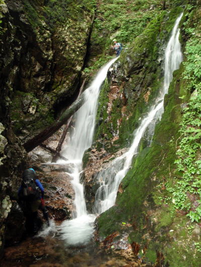 2016.7.23-24　大荒川谷（沢登り）