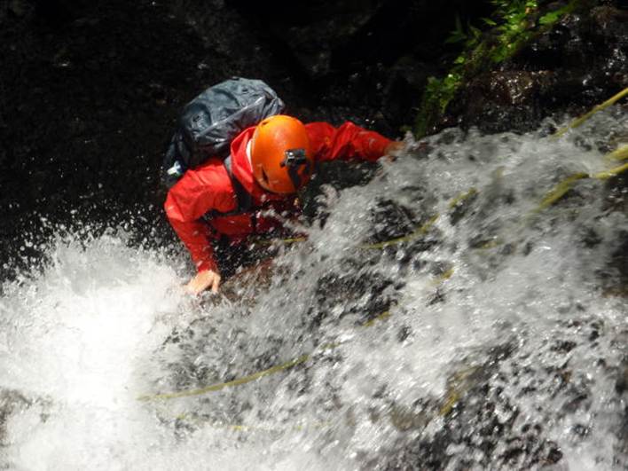 2016.6.12　水無川本谷（F5まで）＆丹沢 懸垂岩（沢登り）