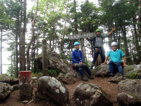 2016.7.23-24　大荒川谷（沢登り）