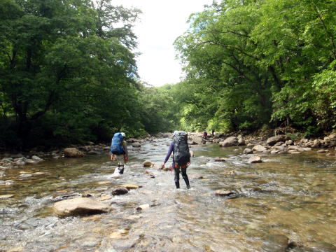 2016.8.11-15　葛根田川（沢登り）