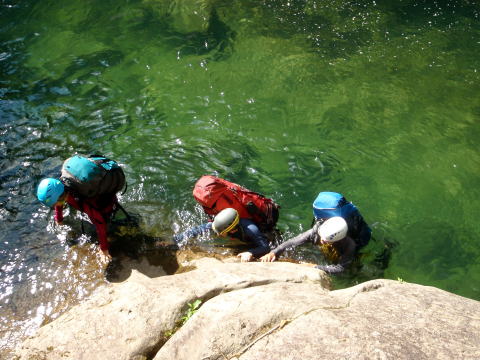 2016.8.11-15　葛根田川（沢登り）