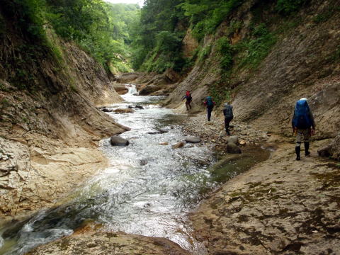2016.8.11-15　葛根田川（沢登り）