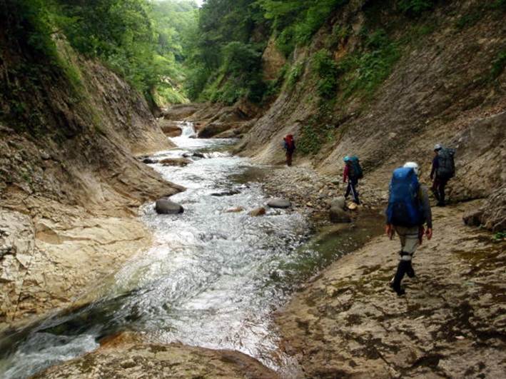 2016.8.11-15　葛根田川（沢登り）