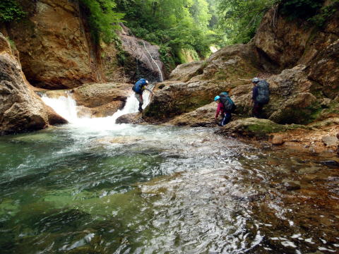 2016.8.11-15　葛根田川（沢登り）