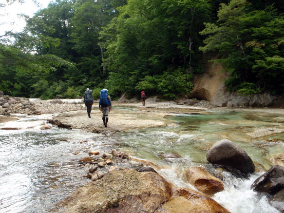 2016.8.11-15　葛根田川（沢登り）