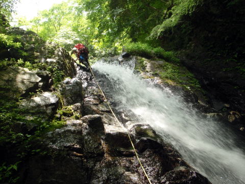 2016.6.12　水無川本谷（F5まで）＆丹沢 懸垂岩（沢登り）