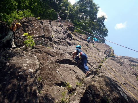 2017.6.10　丹沢懸垂岩 新茅ノ沢（沢登り）