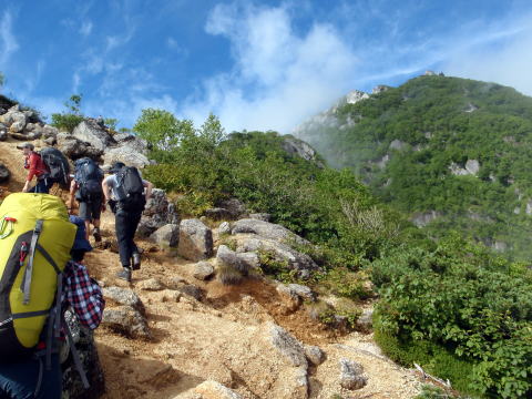 2016.8.20-21　甲斐駒ヶ岳（尾根歩き）
