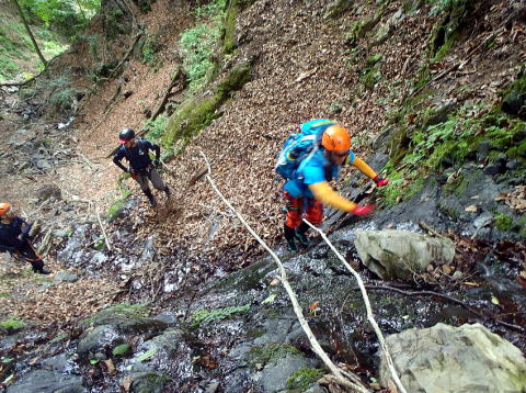 2017.6.18　シダクラ沢（沢登り）