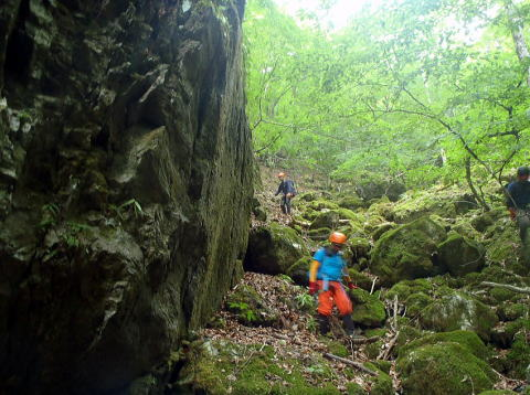 2017.6.18　シダクラ沢（沢登り）