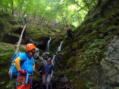 2017.6.18　シダクラ沢（沢登り）