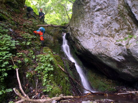 2017.6.18　シダクラ沢（沢登り）