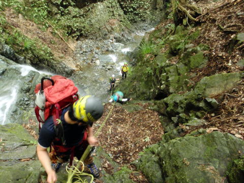 2016.9.11　丹沢 懸垂岩 新茅ノ沢