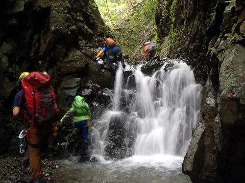2016.9.11　丹沢 懸垂岩 新茅ノ沢