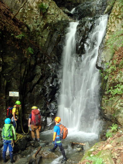 2016.9.11　丹沢 懸垂岩 新茅ノ沢