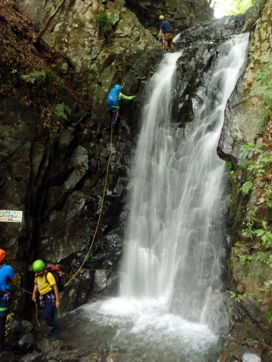 2016.9.11　丹沢 懸垂岩 新茅ノ沢
