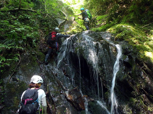 2017.7.9　軍刀利沢（沢登り）