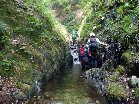 2017.7.9　軍刀利沢（沢登り）
