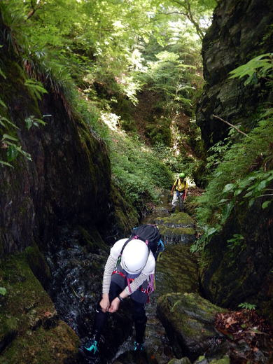 2017.7.9　軍刀利沢（沢登り）