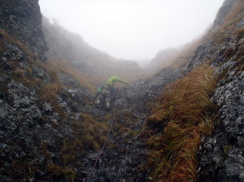 2016.10.8～10　阿弥陀岳南稜＆中央稜（尾根歩き）