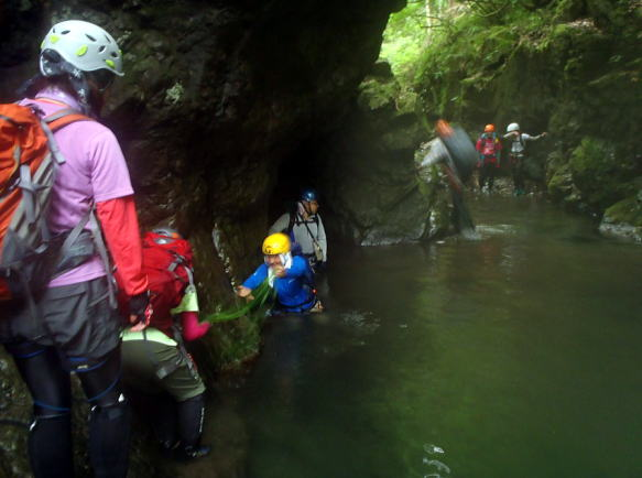 2017.7.23　ナメイリ沢（沢登り）