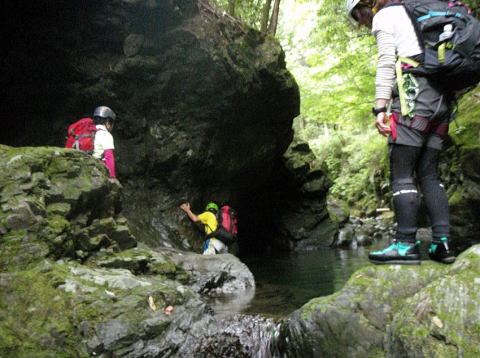 2017.7.23　ナメイリ沢（沢登り）