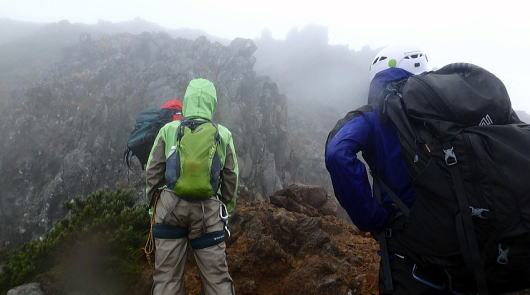 2016.10.8～10　阿弥陀岳南稜＆中央稜（尾根歩き）