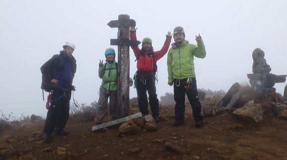2016.10.8～10　阿弥陀岳南稜＆中央稜（尾根歩き）