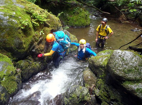2017.7.29　水根沢谷（沢登り）