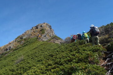 2016.10.8～10　阿弥陀岳南稜＆中央稜（尾根歩き）
