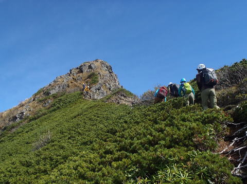 2016.10.8～10　阿弥陀岳南稜＆中央稜（尾根歩き）