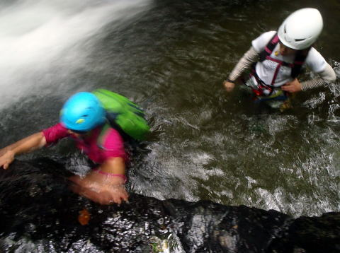 2017.7.29　水根沢谷（沢登り）