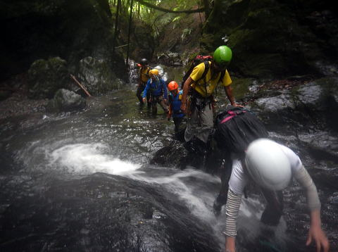 2017.7.29　水根沢谷（沢登り）
