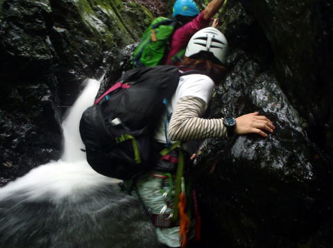 2017.7.29　水根沢谷（沢登り）